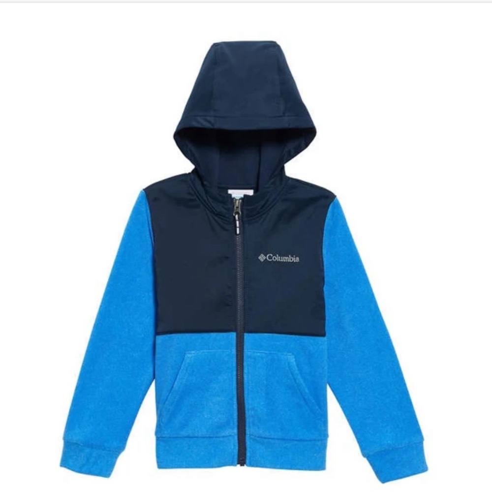 Columbia Youth Colorblock Full Zip Jacket